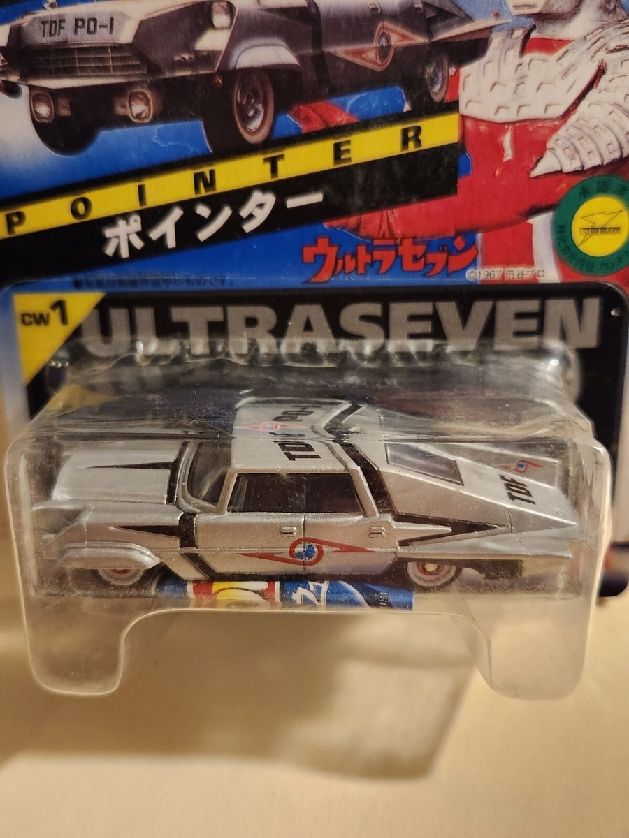 Hot Wheels Bandai Charawheels Ultraseven Pointer CW1 New