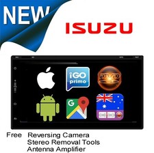 ISUZU DMAX 2009-12 7" GPS BLUETOOTH APPLE CARPLAY ANDROID AUTO HEAD UNIT +CAMERA