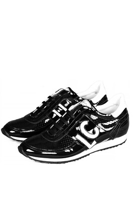 black fashion sneakers