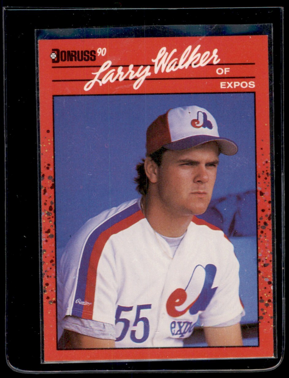 1990 Donruss #578 Larry Walker Rookie