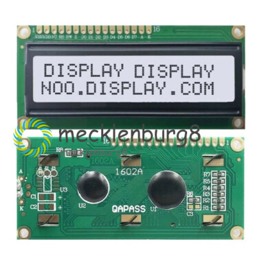 Gray 1602 16x2 HD44780 Character LCD Display Module LCM Gray backlight