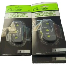 Champion Sports PIL 3 Wheel Umpire Indicator Black - Pack of 10