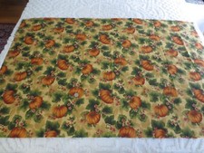 4344. PUMPKIN PATCH Home Decor, Craft COTTON FABRIC - 56" x 1 yd.