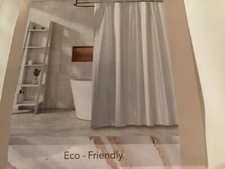 White Shower Curtain Liner 70x 72 Long Plastic Liner PEVA Bathroom Waterproof