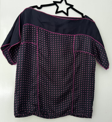 MARC BY MARC JACOBS - wunderschöne Seidenbluse blau  Gr.2 Top Zustand