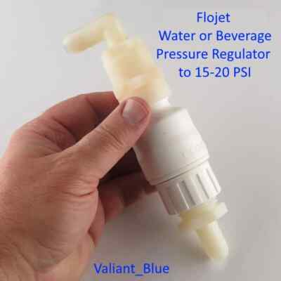 #ad 1pc FloJet Water or Beverage Pressure Regular to 15 20 PSI Barbs for 1 2” I.D $26.00