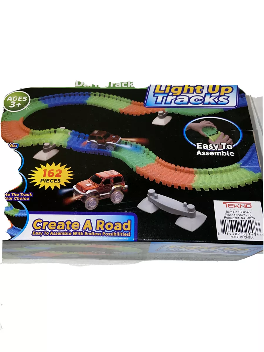 Light up toy hotsell car race track