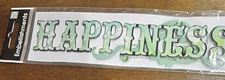  me & my big ideas embellishment sticker Happiness glitter rhinestones