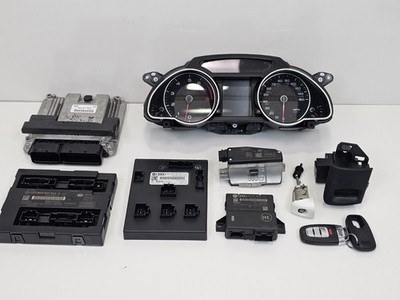 2015 AUDI A5 2.0L TURBO ENGINE COMPUTER ECU SPEEDOMETER KEY SET 8K5907115N OEM