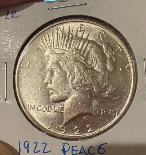 1922 P BU GEM PEACE SILVER DOLLAR UNC MS+++
