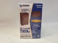 SES 1-Gang Metal Weatherproof New Work Switch/Outlet Electrical Box New