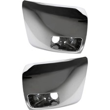 Pair Set Of 2 Bumper Face Bar Ends Extensions Front Driver Passenger Side