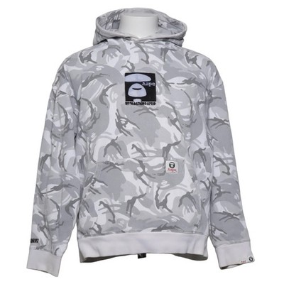 AAPE By A Bathing Ape, Kapuzenpullover, Größe: XL, Grau/Weiß #6wc
