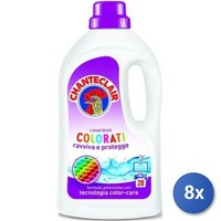 8X Bundle Chanteclair Waschmittel FlüSsig 28 MesslöFfel Farbe 1260 Ml.