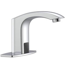 BWE Automatic Sensor Touchless Bathroom Sink Faucet in Polished Chrome