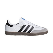 MENS ADIDAS SAMBA OG WHT/BLK/GRANI B75806-SIZE 9