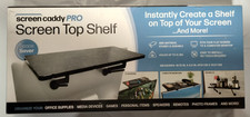 TV-Computer Screen Caddy Pro -Desktop Shelf Stand-Adjustable Storage Rack Holder