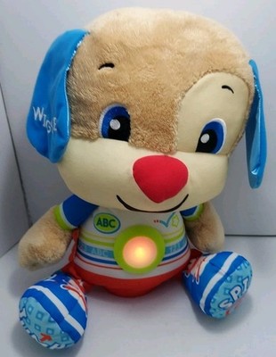 Fisher Price Laugh & Learn ABC Smart Stages Interactive Puppy Plush Tested Works