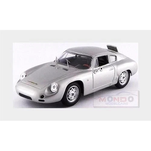 1:43 Best Porsche 356B Carrera Gtl Abarth Prova 1960 Silver BE9673 Modellino - Photo 2/2