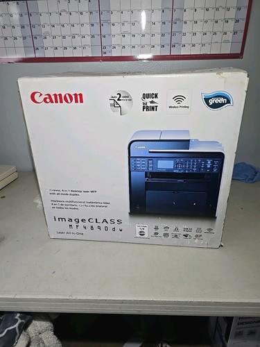 NEW! Canon Imageclass MF4890DW Monochrome Printer Laser All-in-One W/ Paper - Picture 6 of 11