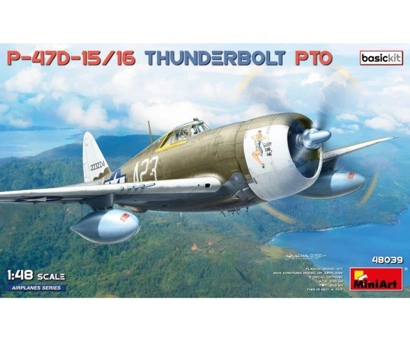 Miniart 48039 - 1/48 P-47D-15/16 Thunderbolt PTO Basic - Neu