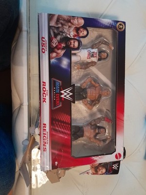WWE Main Event 3er Set Jimmy Uso The Rock Roman Reigns unbespielt OVP beschädigt