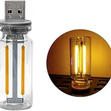 LED Car Interior Atmosphere Light, Plug-in USB Automotive Interface Charging Amb