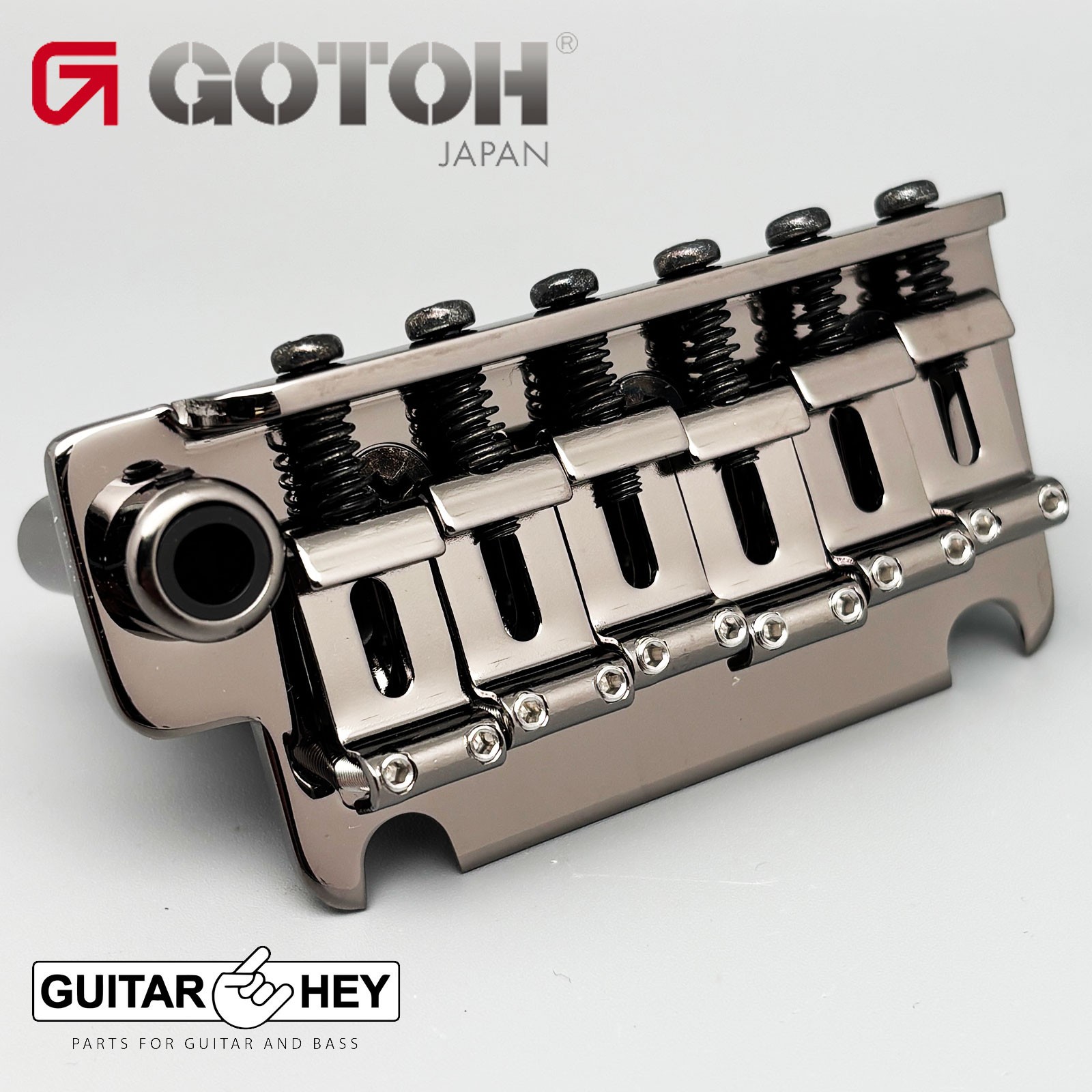 NEW Gotoh 510T-SF1 Non-locking 2 Point Tremolo Bridge SHORT 37MM - COSMO BLACK