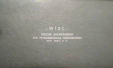 Wisc Wechsler Intelligence Scale Picture Arrangement Vintage