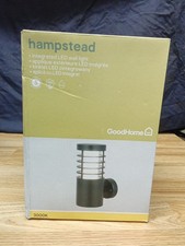 Mains-powered LED Outdoor Wall light 260lm Hampstead black/ Chrome NEW