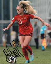 Switzerland Alisha Lehmann Autographed Signed 8x10 Photo COA #9