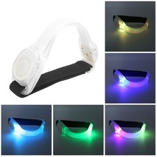 Outdoor Running Armband with Colorful Silicone Light Adjustable Flashing