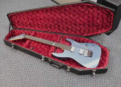 2021 Jackson MJ Series Dinky DKR Electric Guitar w/ Coffin Case! Ice Blue! NICE!