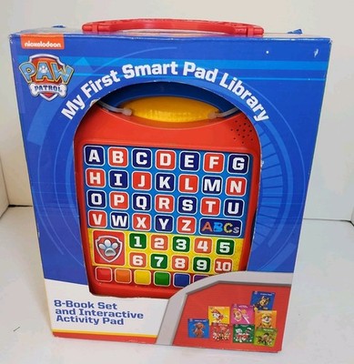 Paw Patrol My First Smart Pad Library 8 - Book Set and Interactive Activity Pad
