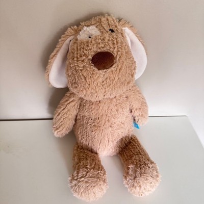 Manhattan Toy Rex Puppy Dog Plush Stuffed Animal Tan White Eye Patch