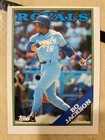 1988 Topps #750 Bo Jackson Kansas City Royals Rare Error Miscut Ink Misprint