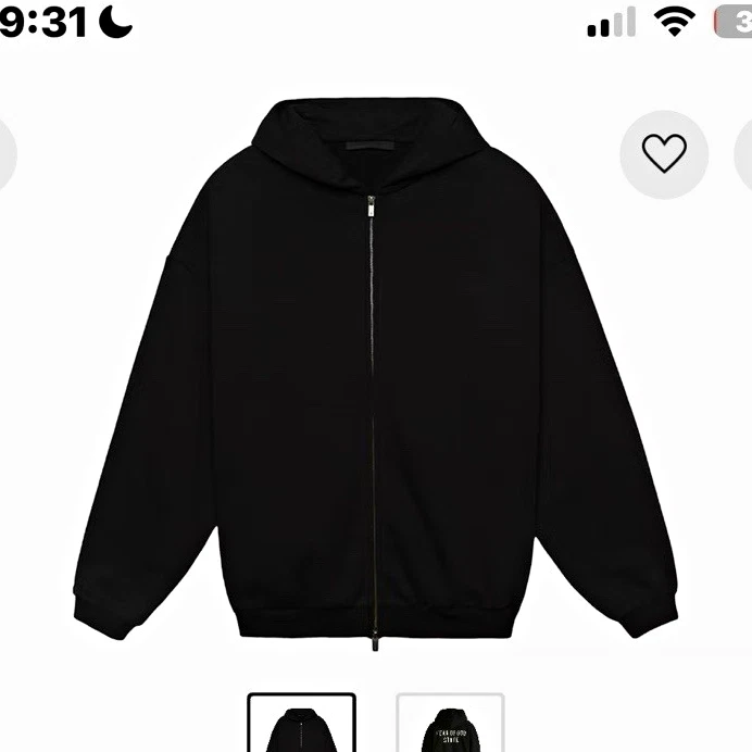 Fear of God Hoodies for Men Full Zip for Sale | Shop Men's