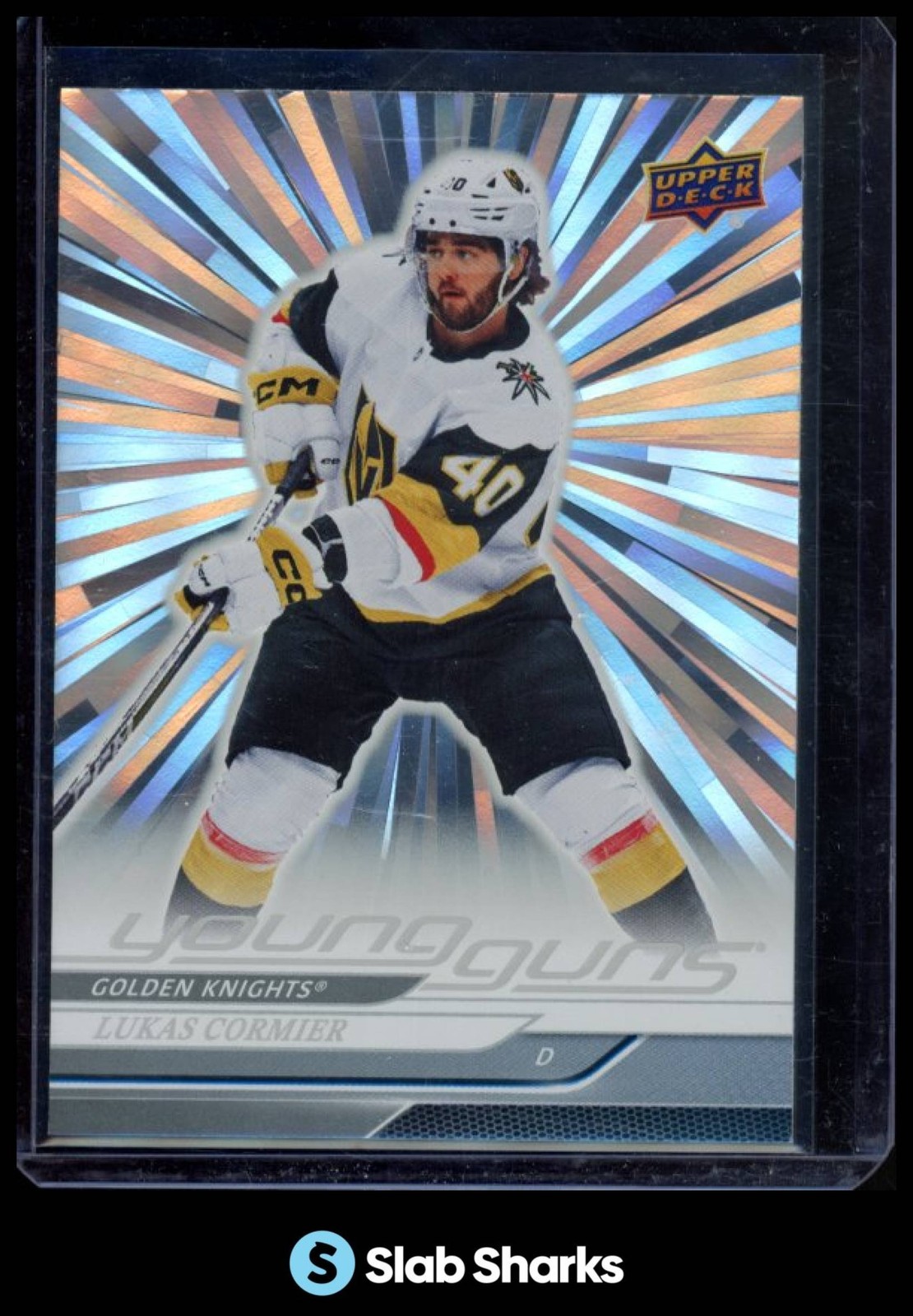 2024 UPPER DECK #249 LUKAS CORMIER OUTBURST SILVER YOUNG GUNS RC ROOKIE