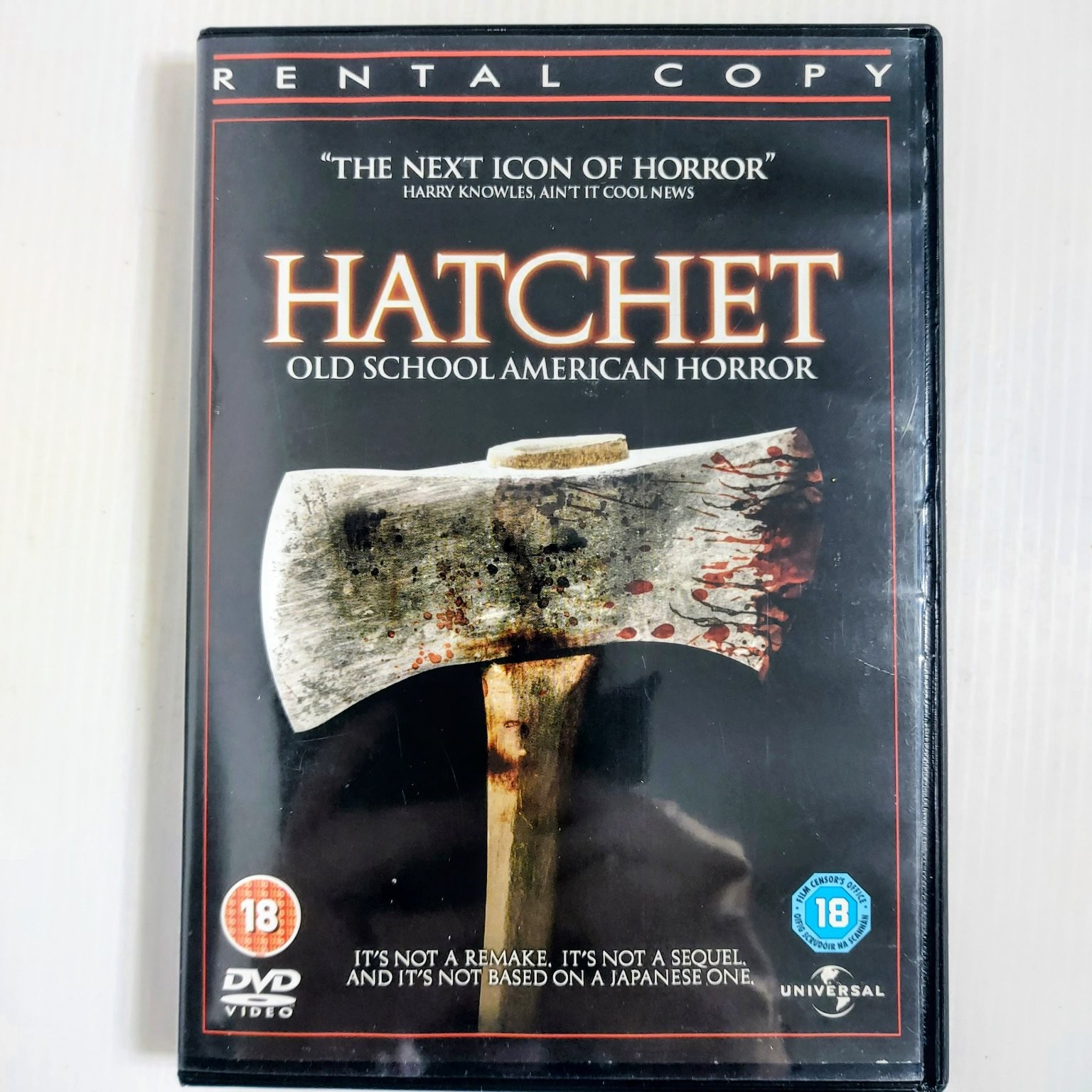 Hatchet DVD 2007 Old School American Horror Adam Green Horror Slasher