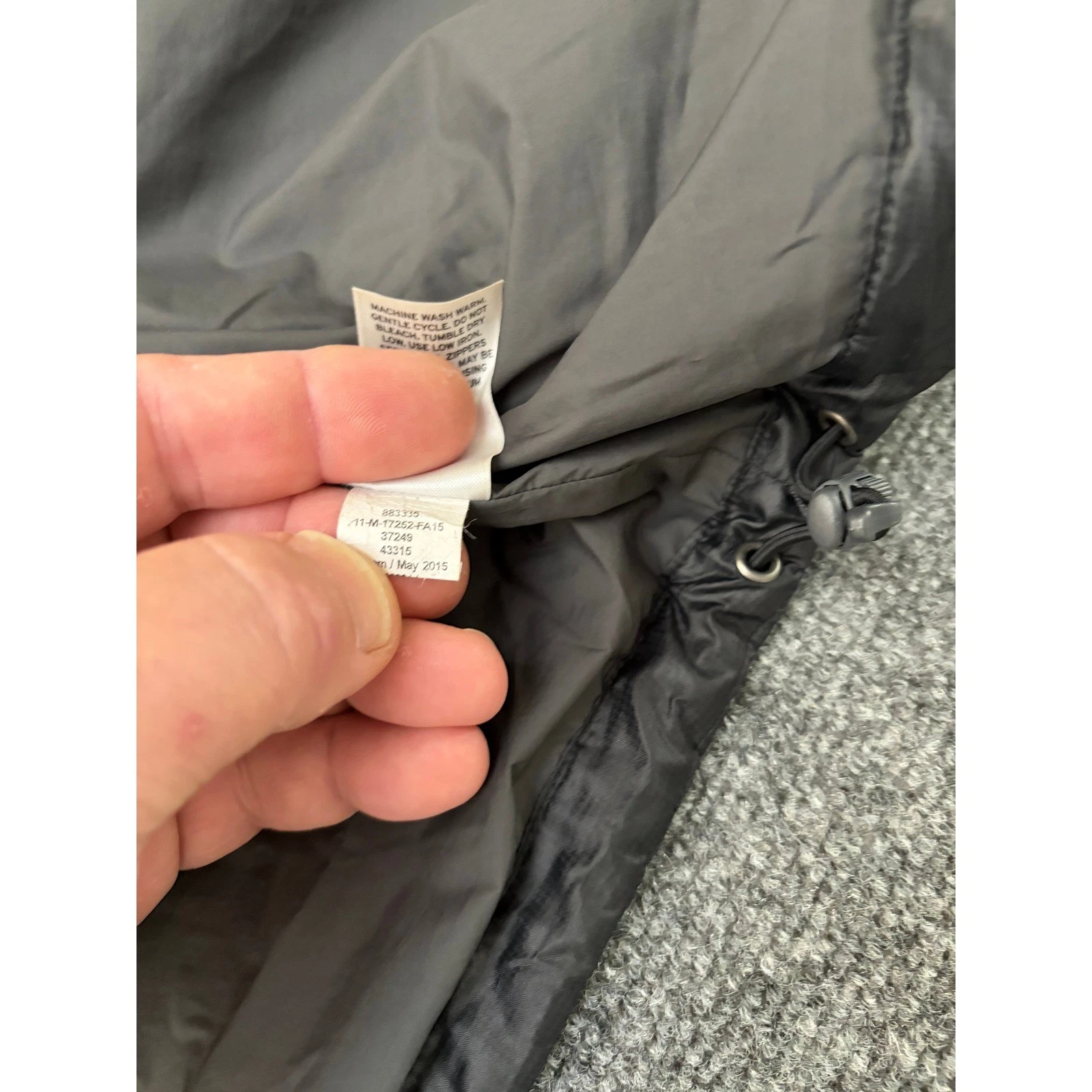 REI Co-op Pertex Quantum Eco PrimaLoft Insulated Puffer Jacket Black Mens XXL - product detail image 9