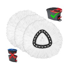 Mop Replacement Heads for O-Ceda Mop Replace Head EasyWrin Spin Mop Heads Rep...