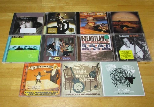 11 CD Lot with Bela Fleck, Yo-Yo Ma, Edgar Meyer, Jerry Douglas, Steve Martin
