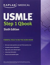 USMLE Step 1 QBook (USMLE Prep) - Paperback By Kaplan - GOOD