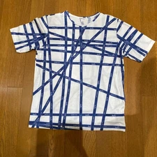 HERMES T Shirt Ribbon Pattern Size M