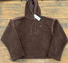 Adidas Women's Premium Essentials Hoodie Shadow Brown Size S Small IL1849 80