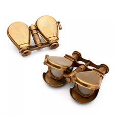 Small Brass Folding Binoculars
