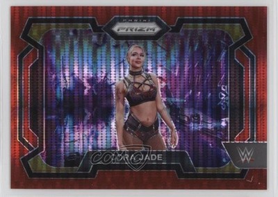 2024 Panini Prizm WWE Red Pulsar Prizm 175/399 Cora Jade #48 1aq1