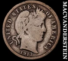 1913 Barber Dime- Silver- Scarce Better Date No Reserve #J866