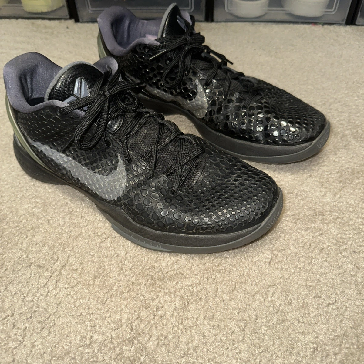 Nike Zoom Mamba 6 White Black for Sale | Authenticity Guaranteed