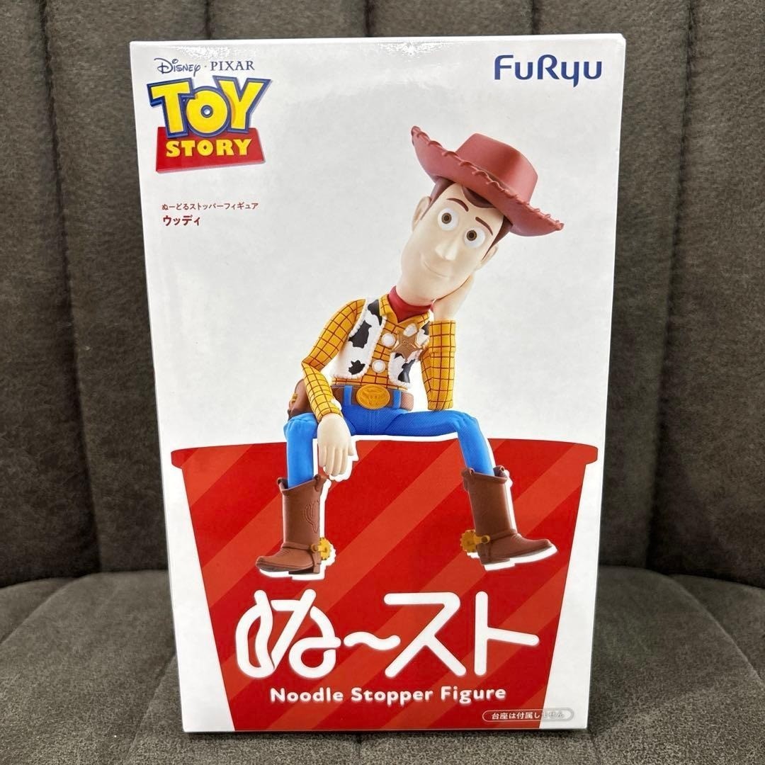 Toy Story Woody Noodle Stopper Figure FuRyu JAPAN